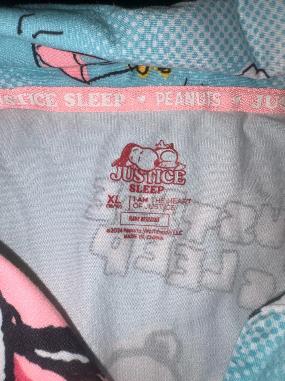 Justice Snoopy Pajamas